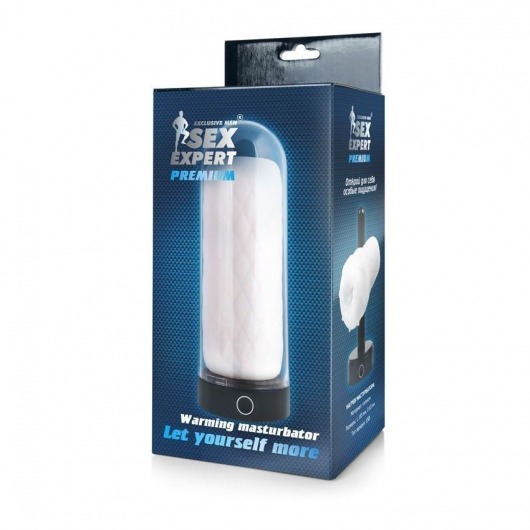 Оригинальный мастурбатор в колбе с нагревом - Sex Expert - в Домодедово купить с доставкой
