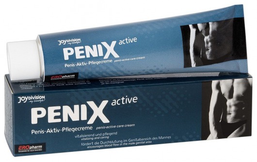 Возбуждающий крем для мужчин PeniX active - 75 мл. - Joy Division - купить с доставкой в Домодедово