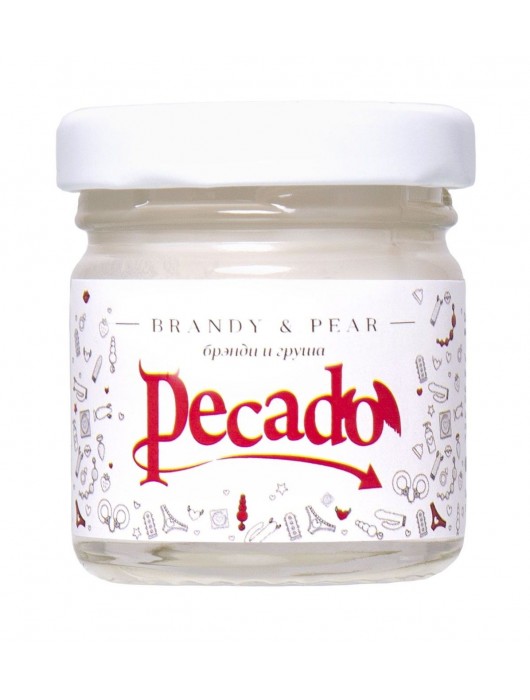 Массажная свеча Brandy   Pear - 35 мл. - Pecado - купить с доставкой в Домодедово
