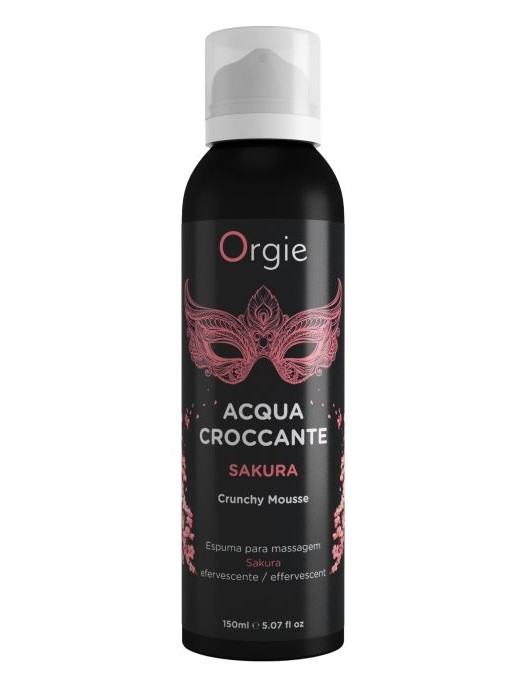 Хрустящая пенка для массажа Orgie Acqua Croccante Sakura с ароматом сакуры - 150 мл. - ORGIE - купить с доставкой в Домодедово