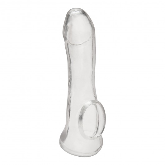 Прозрачная насадка на пенис Transparent Penis Enhancing Sleeve Extension - 15,9 см. - BlueLine - в Домодедово купить с доставкой