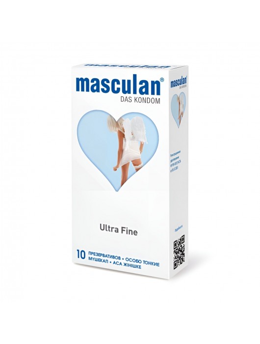 Ультратонкие презервативы Masculan Ultra Fine с обильной смазкой - 10 шт. - Masculan - купить с доставкой в Домодедово