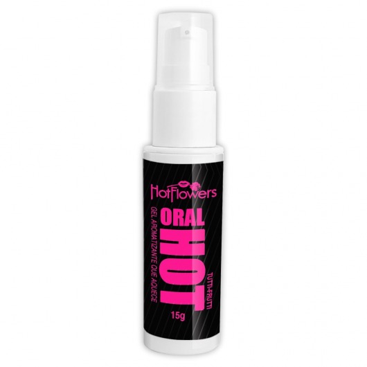 Гель для оральных ласк Oral Hot с согревающим эффектом - 15 гр. - HotFlowers - купить с доставкой в Домодедово