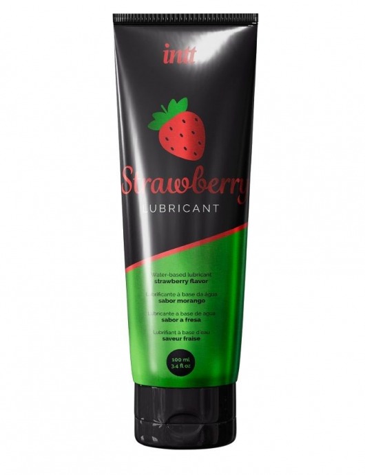 Смазка на водной основе с ароматом клубники Strawberry Lubricant - 100 мл. - INTT - купить с доставкой в Домодедово