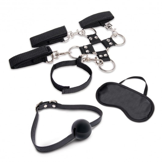 Набор для фиксации из 7 предметов Hogtie   Ball Gag Kit - Lux Fetish - купить с доставкой в Домодедово