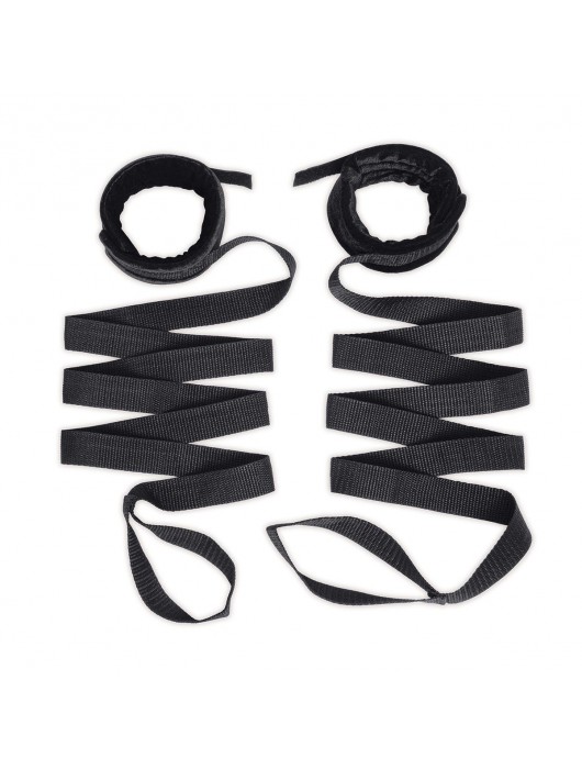 Эротический набор 4PC Bondage Bed Strap   Flogger Kit - Lux Fetish - купить с доставкой в Домодедово