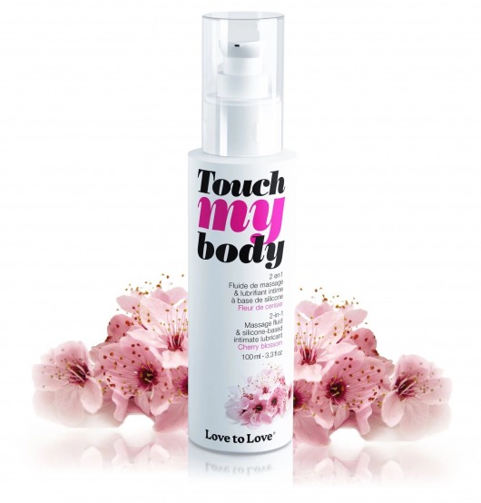 Силиконовый лубрикант 2-в-1 Touch My Body с ароматом вишнёвого цвета - 100 мл. - Love to Love - купить с доставкой в Домодедово