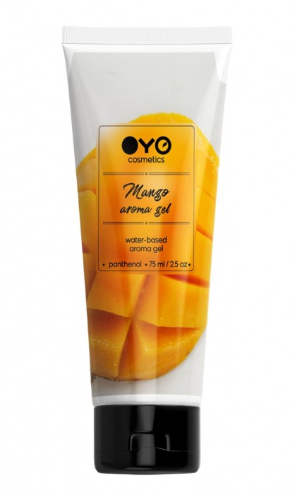 Лубрикант на водной основе OYO Aroma Gel Mango с ароматом манго - 75 мл. - OYO - купить с доставкой в Домодедово