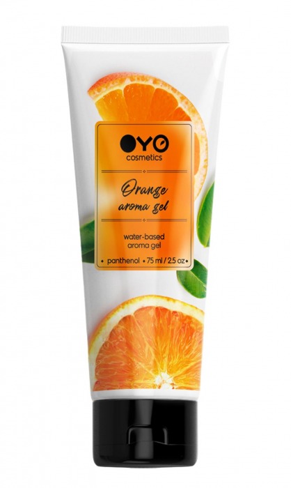Лубрикант на водной основе OYO Aroma Gel Orange с ароматом апельсина - 75 мл. - OYO - купить с доставкой в Домодедово