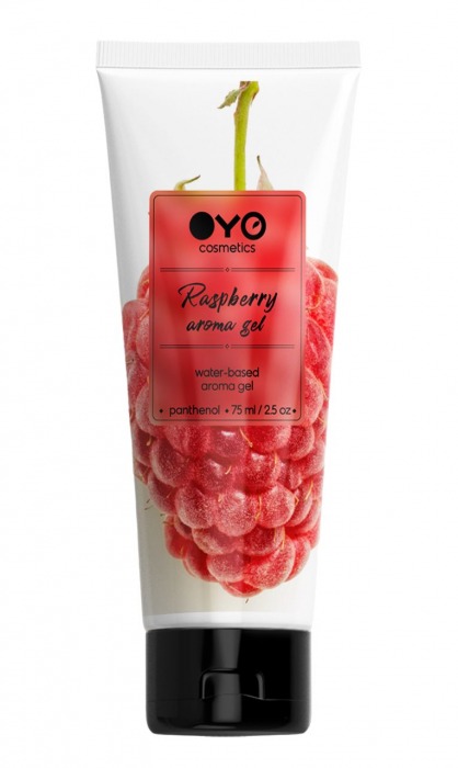 Лубрикант на водной основе OYO Aroma Gel Raspberry с ароматом малины - 75 мл. - OYO - купить с доставкой в Домодедово