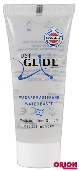 Вагинальная смазка на водной основе JUSTGLIDE - 20 мл. - Orion - купить с доставкой в Домодедово