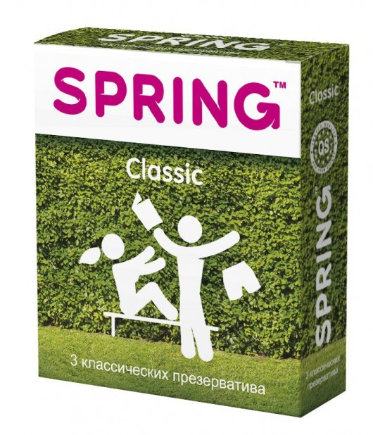Классические презервативы SPRING CLASSIC - 3 шт. - SPRING - купить с доставкой в Домодедово