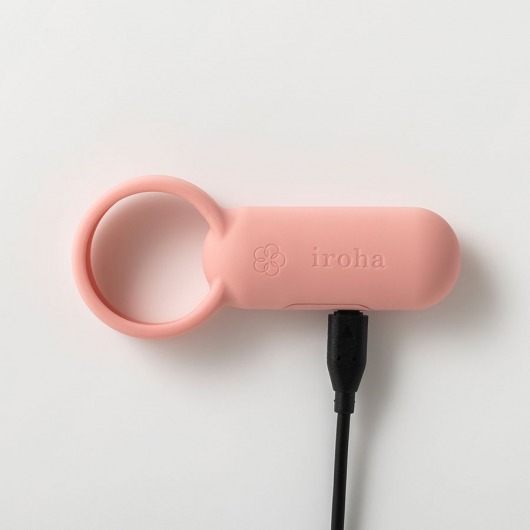 Коралловое эрекционное кольцо Iroha SVR Coral Pink - Tenga - в Домодедово купить с доставкой