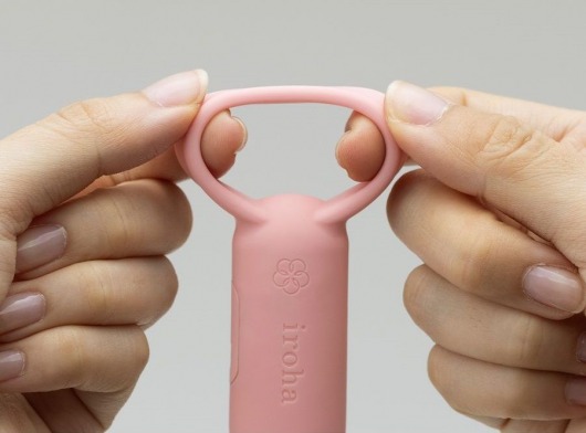 Коралловое эрекционное кольцо Iroha SVR Coral Pink - Tenga - в Домодедово купить с доставкой