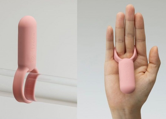Коралловое эрекционное кольцо Iroha SVR Coral Pink - Tenga - в Домодедово купить с доставкой
