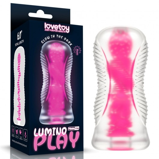 Светящийся в темноте мастурбатор 6.0 Lumino Play Masturbator - Lovetoy - в Домодедово купить с доставкой