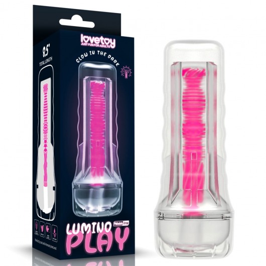 Светящийся в темноте мастурбатор 8.5 Lumino Play Masturbator - Lovetoy - в Домодедово купить с доставкой