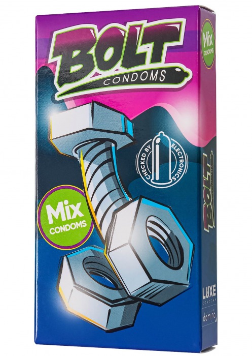 Набор презервативов Bolt Condoms - Luxe - купить с доставкой в Домодедово