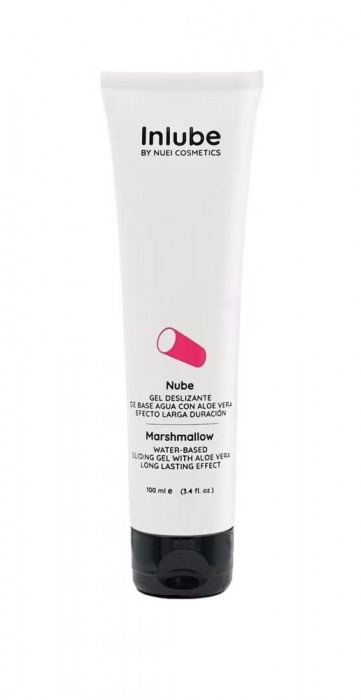 Лубрикант на водной основе Nuei Inlube с алоэ вера и ароматом маршмеллоу -100 мл. - Nuei cosmetics - купить с доставкой в Домодедово