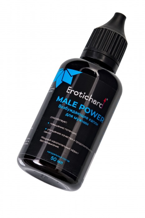Капли для мужчин Erotichard Male Power - 50 мл. - Erotic Hard - купить с доставкой в Домодедово