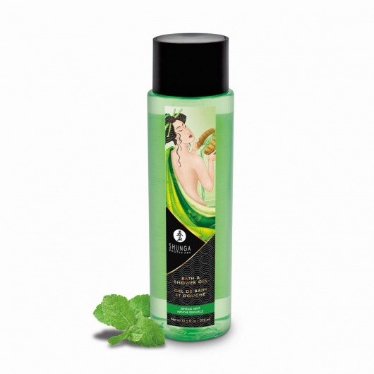 Гель для душа Sensual Mint с ароматом мяты - 370 мл. -  - Магазин феромонов в Домодедово