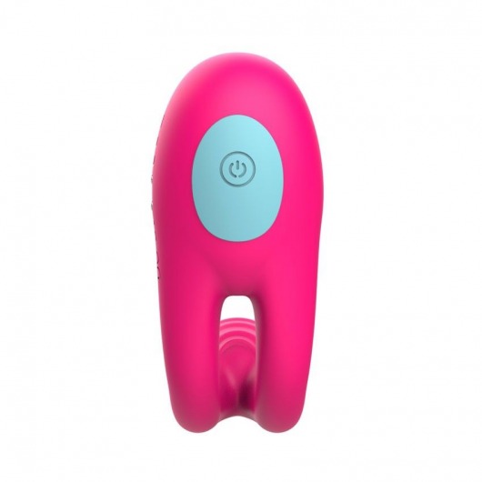 Розовое виброкольцо с пультом ДУ - I-MOON - в Домодедово купить с доставкой