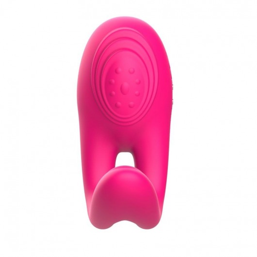 Розовое виброкольцо с пультом ДУ - I-MOON - в Домодедово купить с доставкой