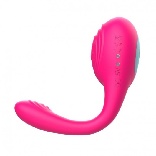 Розовое виброкольцо с пультом ДУ - I-MOON - в Домодедово купить с доставкой