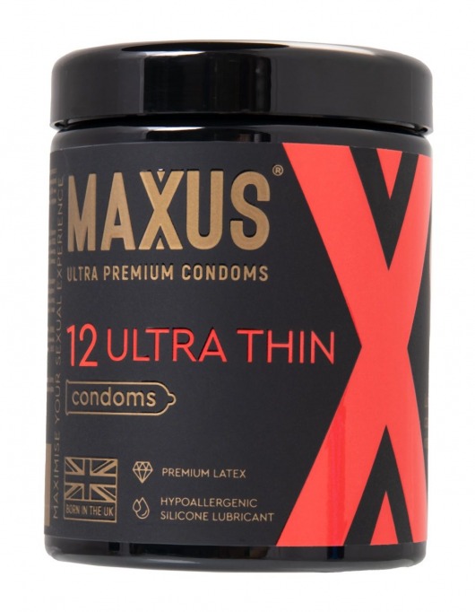 Ультратонкие презервативы MAXUS Ultra Thin - 12 шт. - Maxus - купить с доставкой в Домодедово
