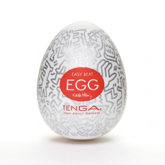 Мастурбатор-яйцо Keith Haring EGG PARTY - Tenga - в Домодедово купить с доставкой