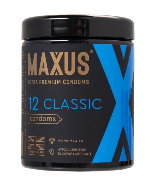 Классические презервативы MAXUS Classic - 12 шт. - Maxus - купить с доставкой в Домодедово