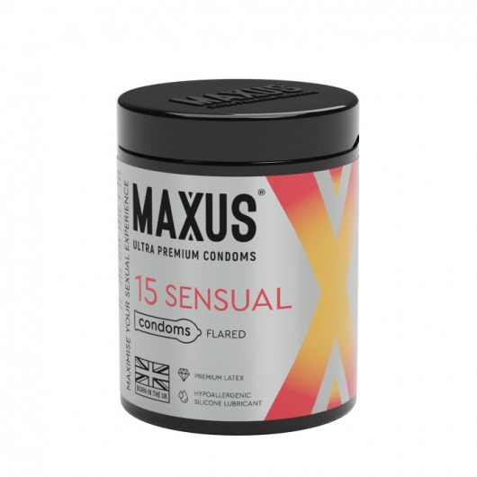Анатомические презервативы MAXUS Sensual - 15 шт. - Maxus - купить с доставкой в Домодедово