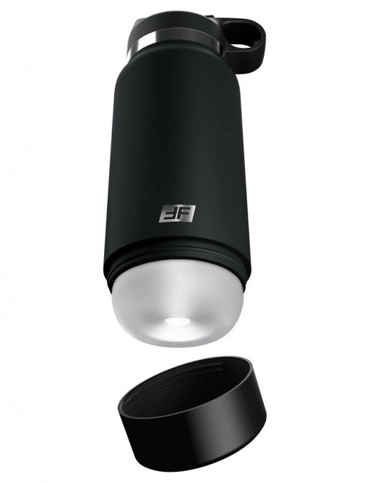 Черный мастурбатор в виде бутылки Fap Flask - Pipedream - в Домодедово купить с доставкой