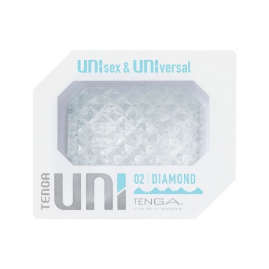 Прозрачный мастурбатор-стимулятор Tenga Uni Diamond - Tenga - в Домодедово купить с доставкой
