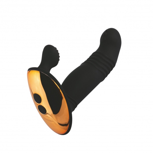 Черный вибростимулятор предстательный железы - 14,3 см. - Волшебная страна - в Домодедово купить с доставкой