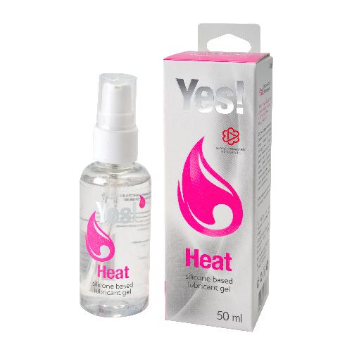 Возбуждающая силиконовая вагинальная смазка Yes Heat - 50 мл. - Sitabella - купить с доставкой в Домодедово