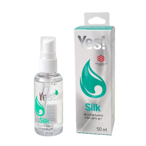 Силиконовая гипоаллергенная вагинальная смазка Yes Silk - 50 мл. - Sitabella - купить с доставкой в Домодедово