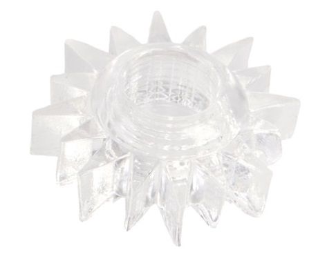 Прозрачное гелевое эрекционное кольцо-солнце - Toyfa Basic - в Домодедово купить с доставкой