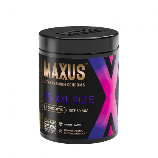 Презервативы увеличенного размера Maxus XXL - 15 шт. - Maxus - купить с доставкой в Домодедово