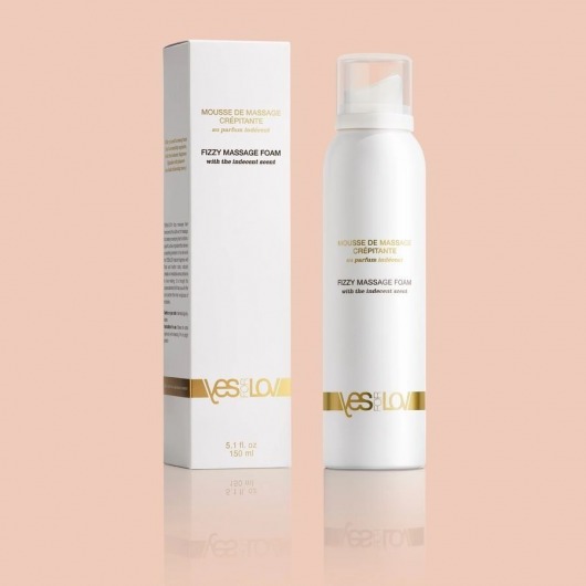 Массажная пена Fizzy Massage Foam - 150 мл. - YESforLOV - купить с доставкой в Домодедово