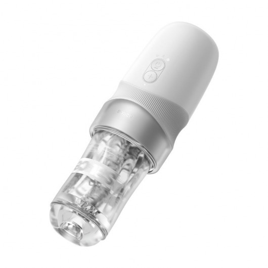 Белый автоматический мастурбатор Extra Sauce - Sauce - в Домодедово купить с доставкой