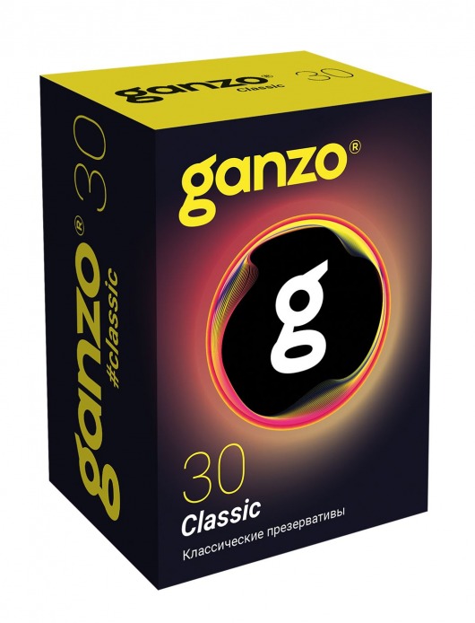 Классические презервативы с обильной смазкой Ganzo Classic - 30 шт. - Ganzo - купить с доставкой в Домодедово