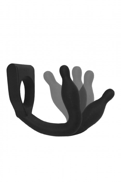 Эрекционное кольцо с вибровтулкой Discovery - MALESATION - в Домодедово купить с доставкой