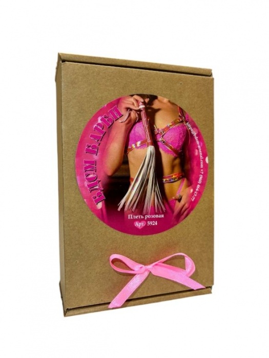 Розовая плеть «БДСМ Барби» - БДСМ Арсенал - купить с доставкой в Домодедово