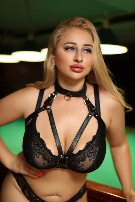 Черная кожаная сбруя с ошейником plus size из нежной кожи - БДСМ Арсенал - купить с доставкой в Домодедово