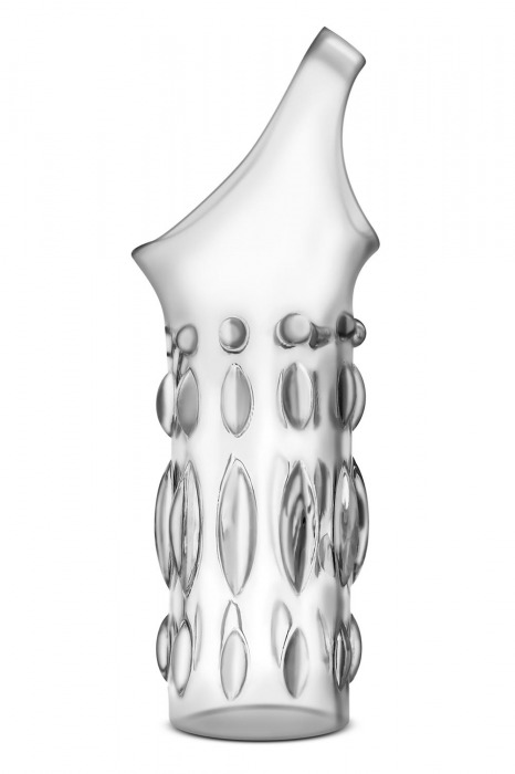 Прозрачная насадка на пенис Stretchy Studded Penis Sleeve Ring - Blush Novelties - в Домодедово купить с доставкой