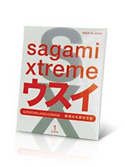 Ультратонкий презерватив Sagami Xtreme SUPERTHIN - 1 шт. - Sagami - купить с доставкой в Домодедово