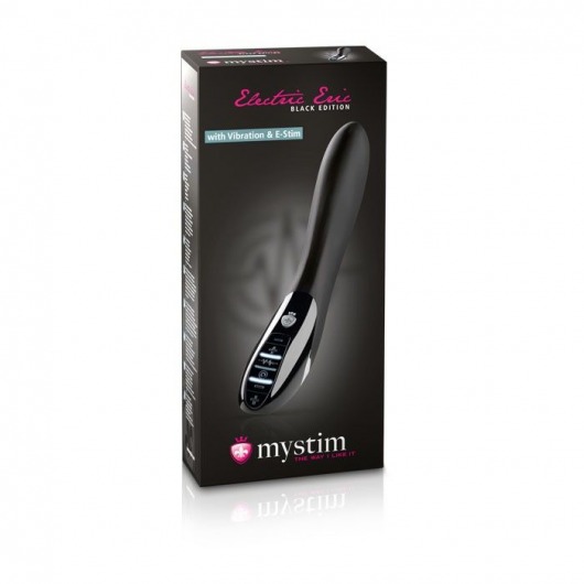 Черный вибратор с миостимуляцией Mystim Electric Eric Black Edition - 27 см. - MyStim - купить с доставкой в Домодедово