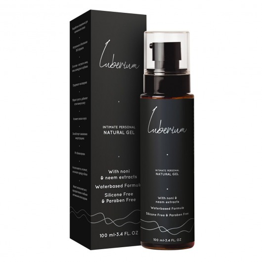 Интимный гель на водной основе с экстрактами нони и нима Luberium Natural Gel - 100 мл. - Luberium - купить с доставкой в Домодедово