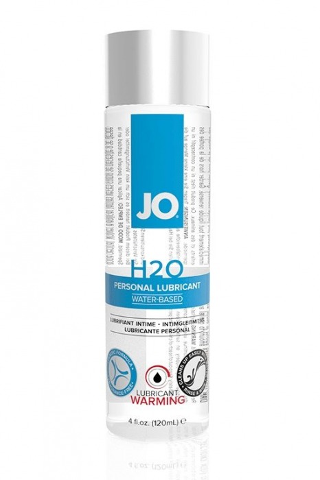 Возбуждающий лубрикант на водной основе JO Personal Lubricant H2O Warming - 120 мл. - System JO - купить с доставкой в Домодедово